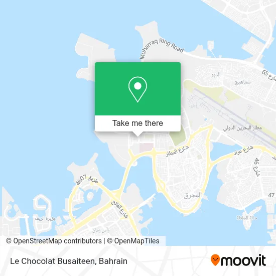 Le Chocolat Busaiteen map