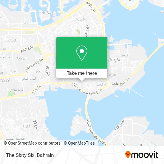 The Sixty Six map