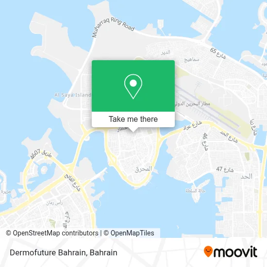 Dermofuture Bahrain map