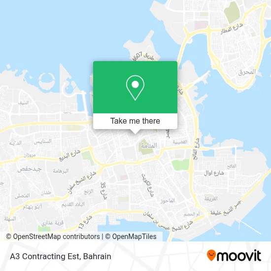A3 Contracting Est map