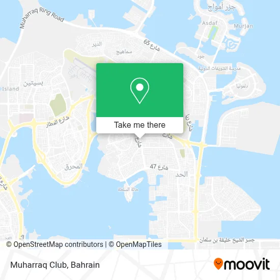Muharraq Club map