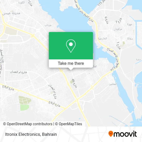 Itronix Electronics map