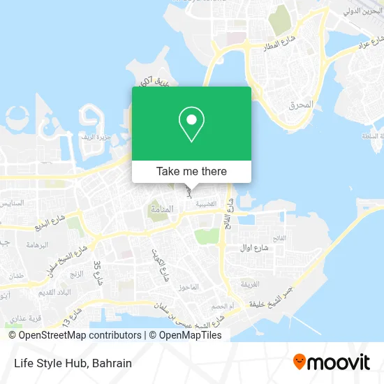 Life Style Hub map