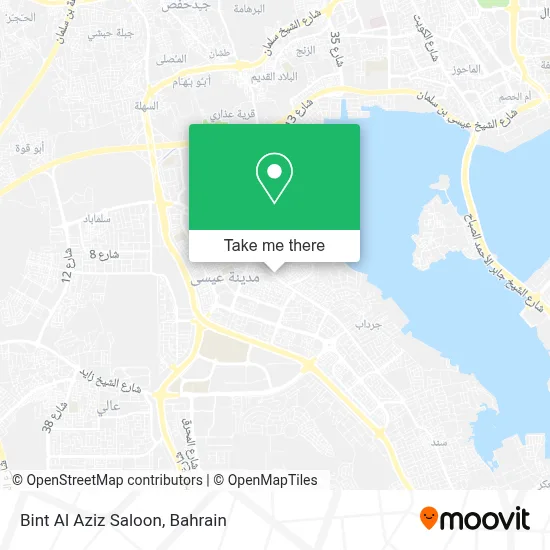 Bint Al Aziz Saloon map