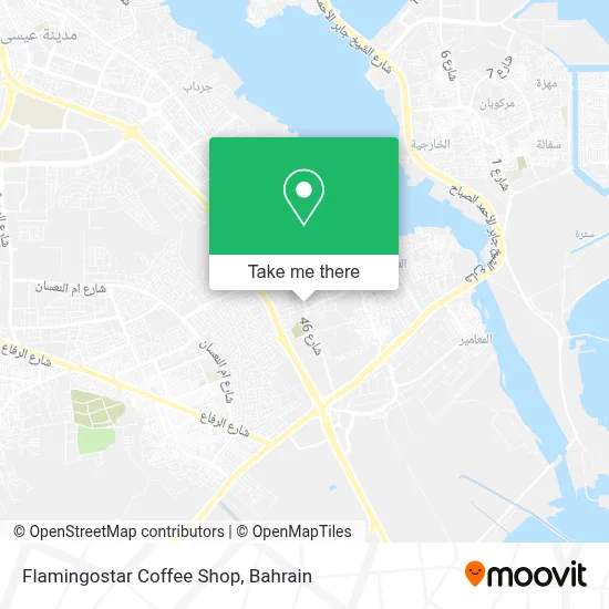 Flamingostar Coffee Shop map