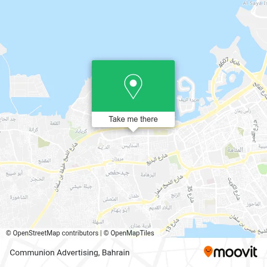 Communion Advertising map