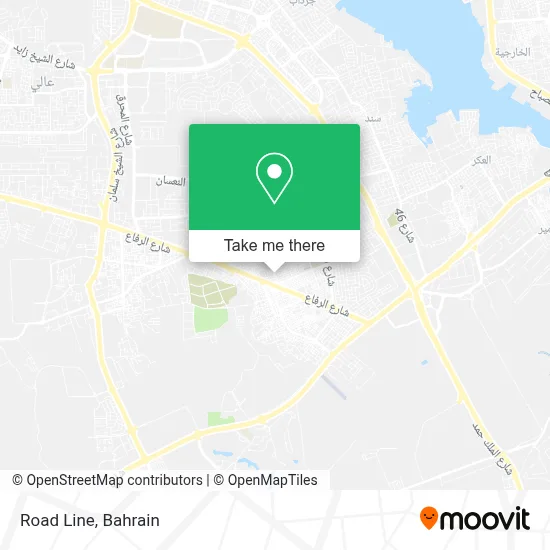 Road Line map