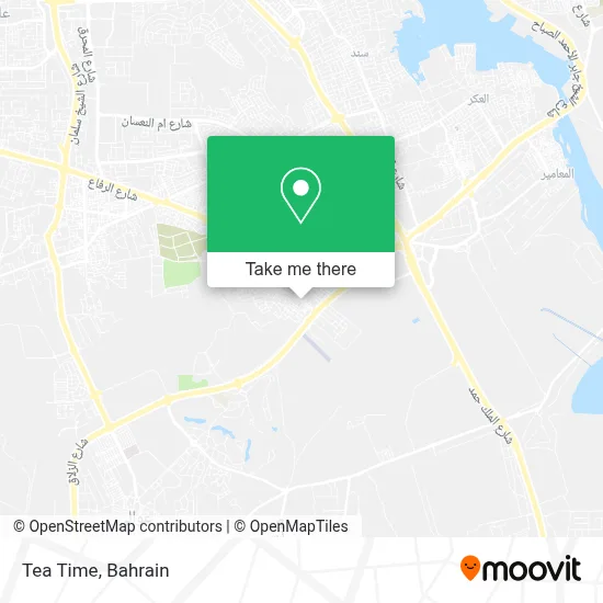 Tea Time map