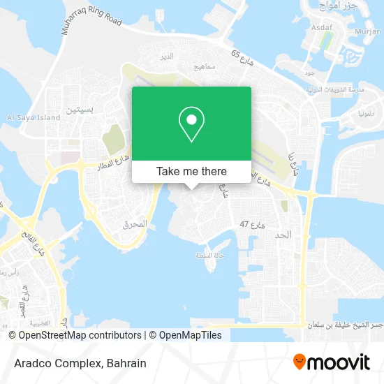 Aradco Complex map