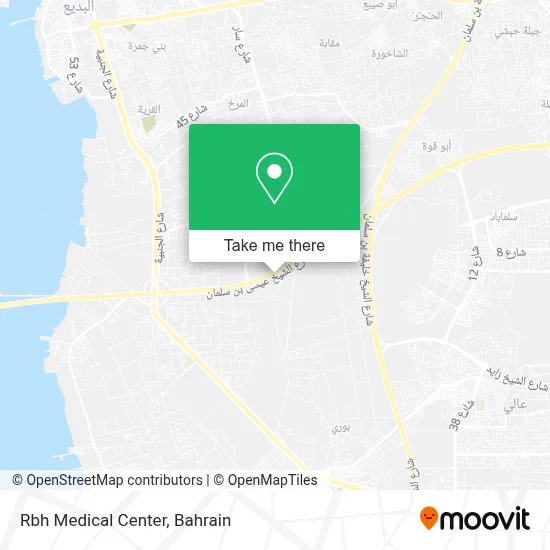 Rbh Medical Center map