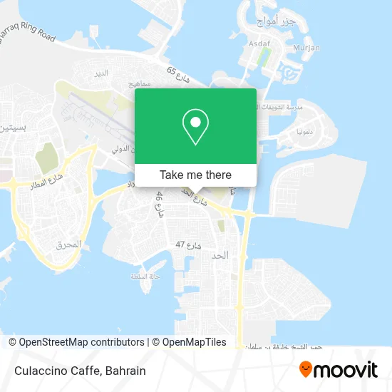 Culaccino Caffe map