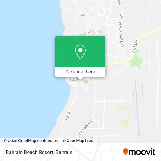 Bahrain Beach Resort map