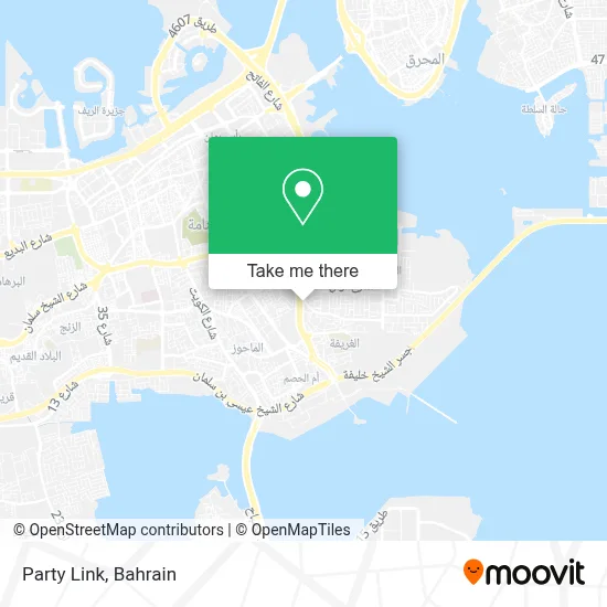 Party Link map