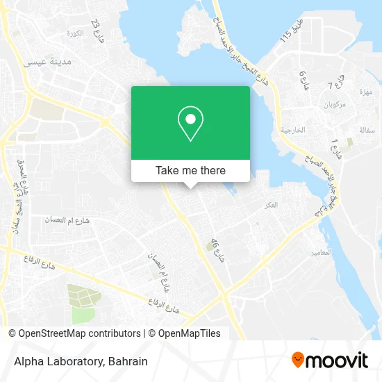 Alpha Laboratory map