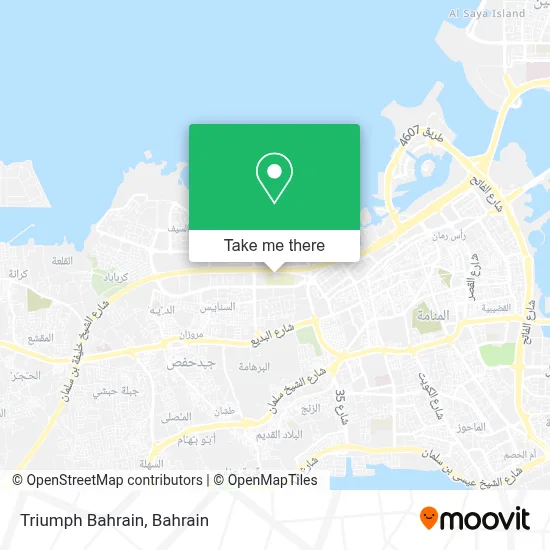 Triumph Bahrain map