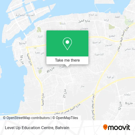 Level Up Education Centre map