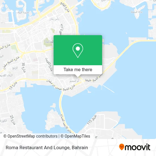 Roma Restaurant And Lounge map