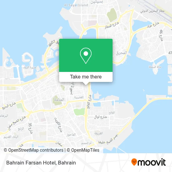 Bahrain Farsan Hotel map