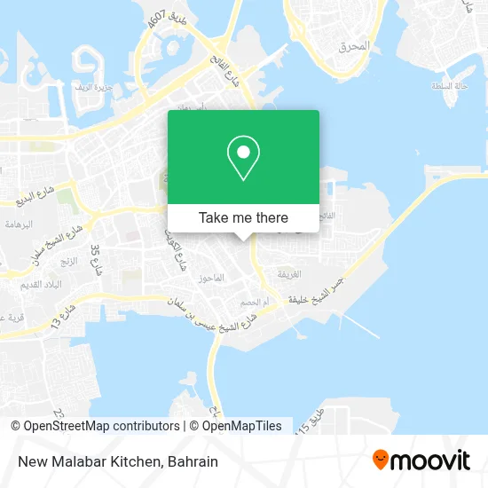 New Malabar Kitchen map