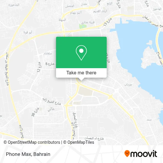 Phone Max map
