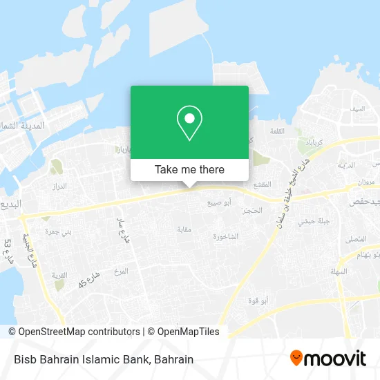 Bisb Bahrain Islamic Bank map