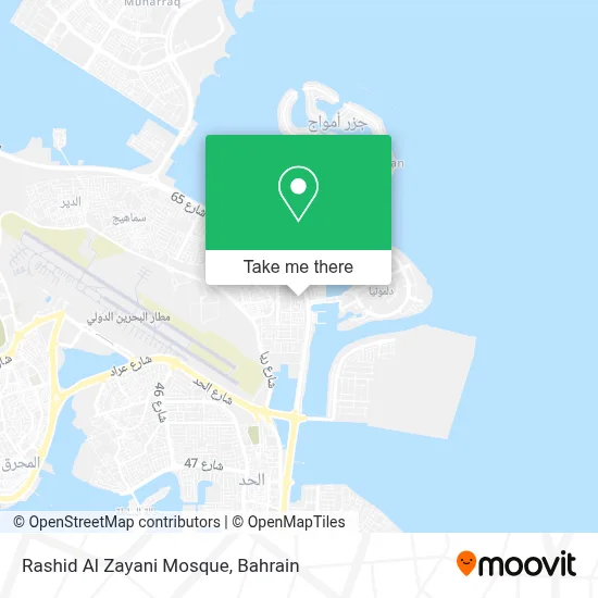 Rashid Al Zayani Mosque map