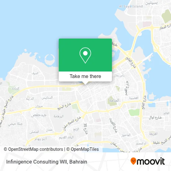 Infinigence Consulting Wll map