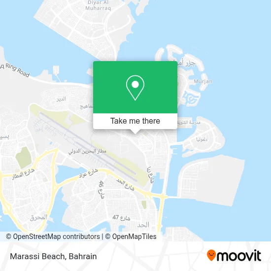 Marassi Beach map