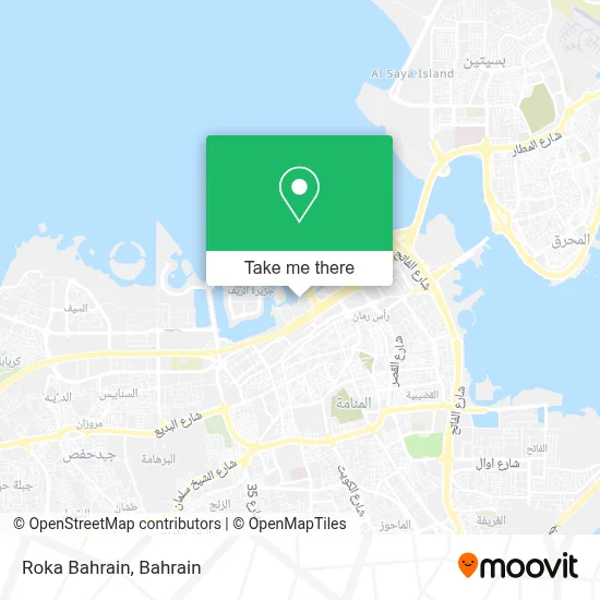 Roka Bahrain map