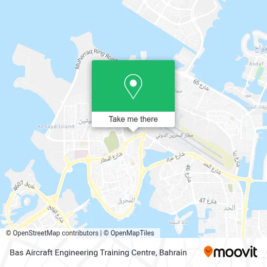 Bas Aircraft Engineering Training Centre map