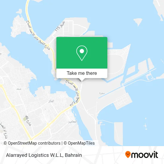 Alarrayed Logistics W.L.L map