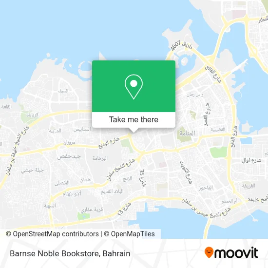 Barnse Noble Bookstore map