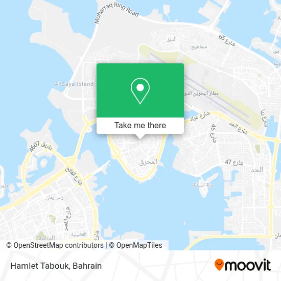Hamlet Tabouk map