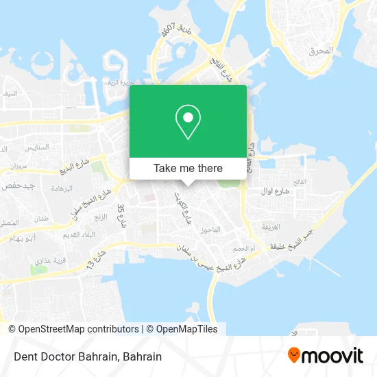 Dent Doctor Bahrain map