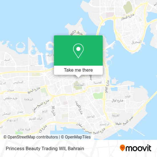 Princess Beauty Trading Wll map