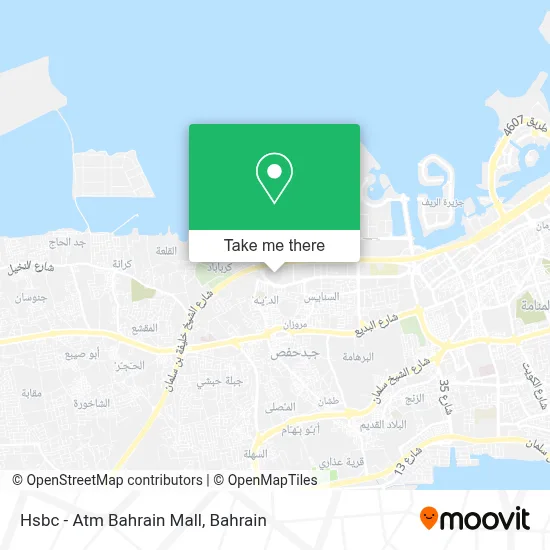 Hsbc - Atm Bahrain Mall map