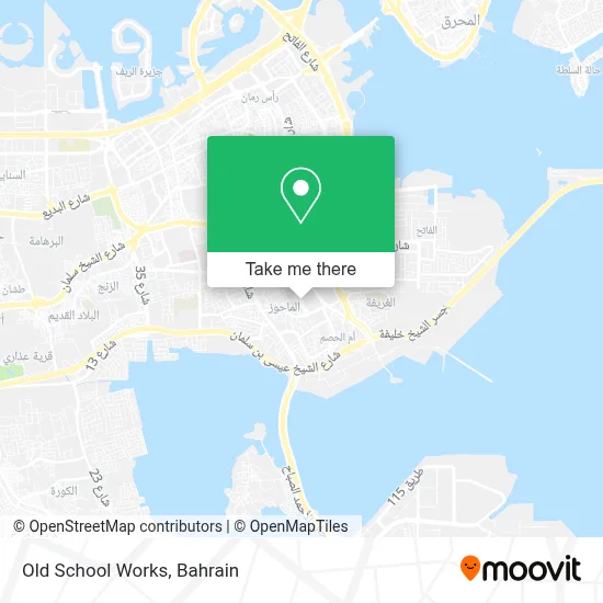 Old School Works map