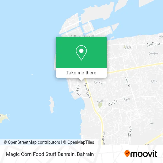 Magic Corn Food Stuff Bahrain map