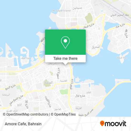 Amore Cafe map
