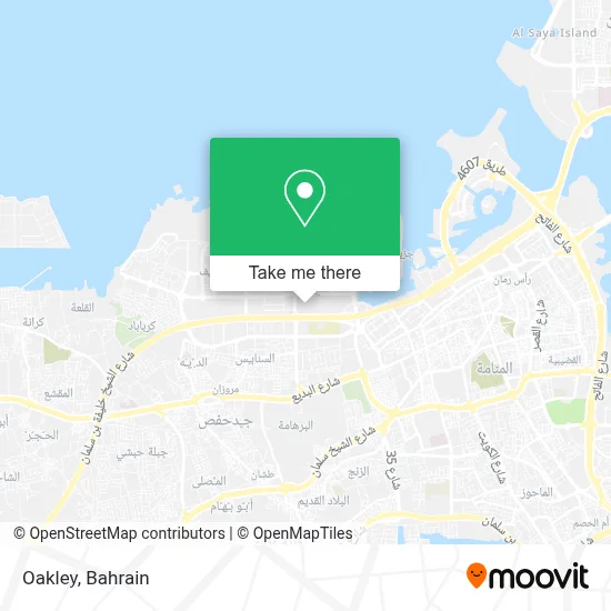 Oakley map