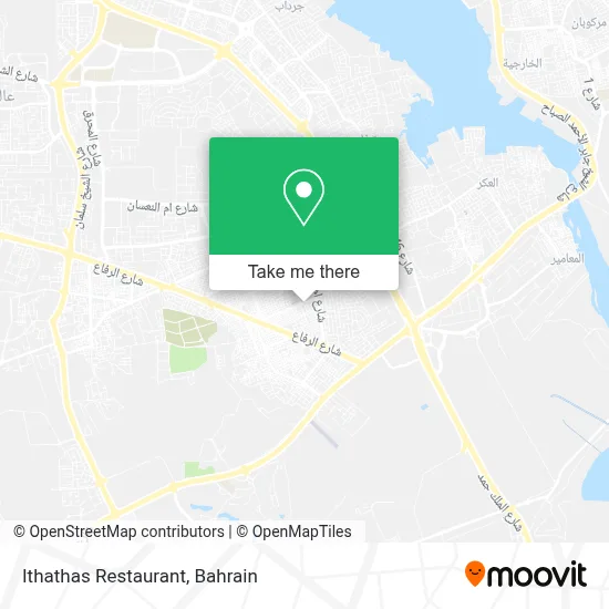 Ithathas Restaurant map