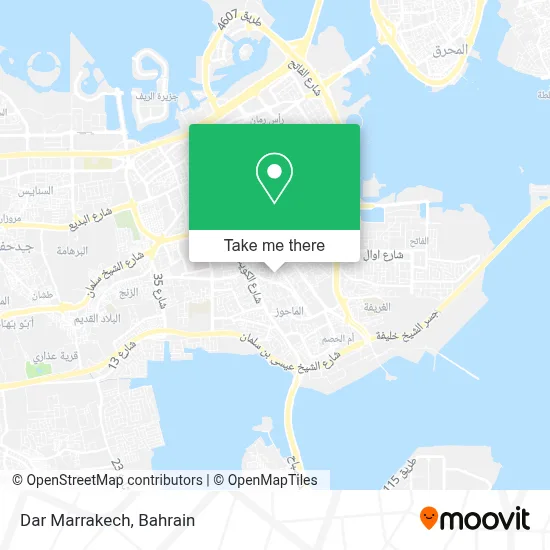 Dar Marrakech map