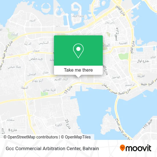 Gcc Commercial Arbitration Center map