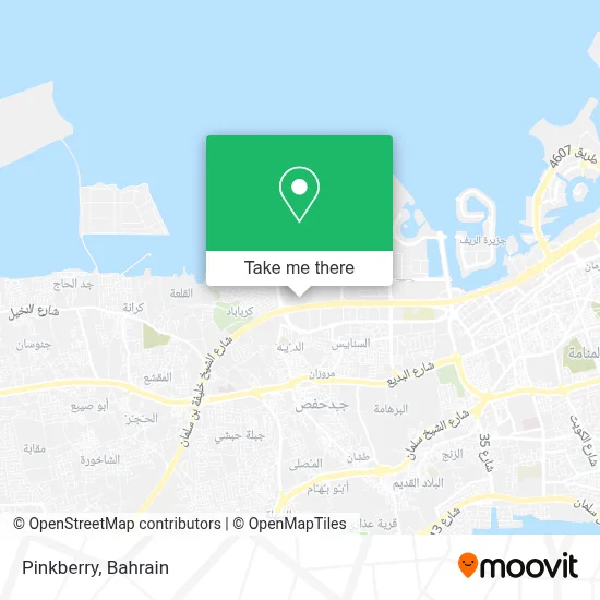 Pinkberry map