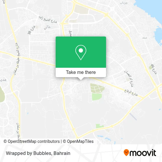 Wrapped by Bubbles map