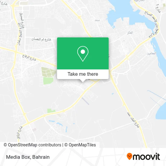 Media Box map
