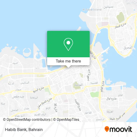 Habib Bank map