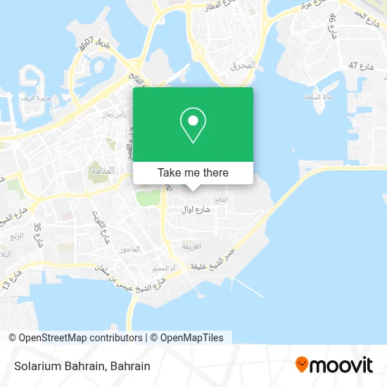 Solarium Bahrain map