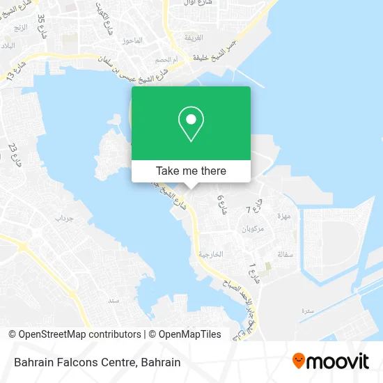 Bahrain Falcons Centre map