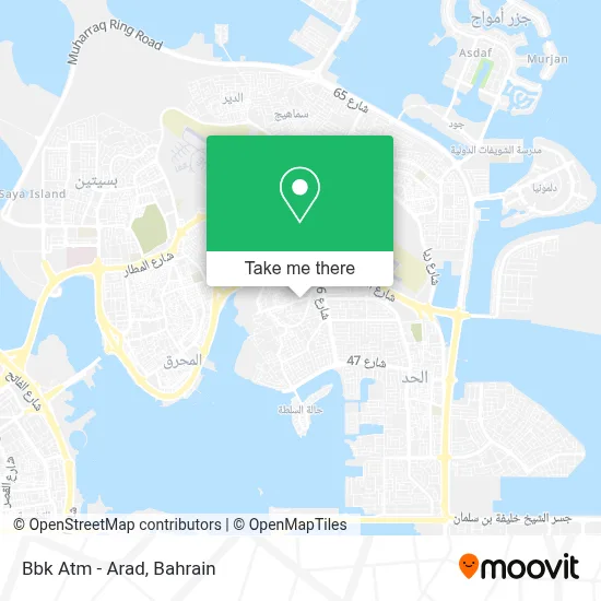 Bbk Atm - Arad map
